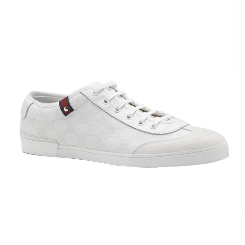 Blanc Gucci Chaussures A Lacets Espadrilles